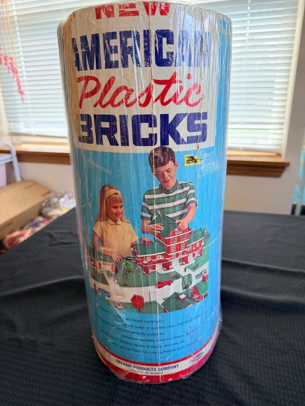 Vintage American Plastic bricks in large